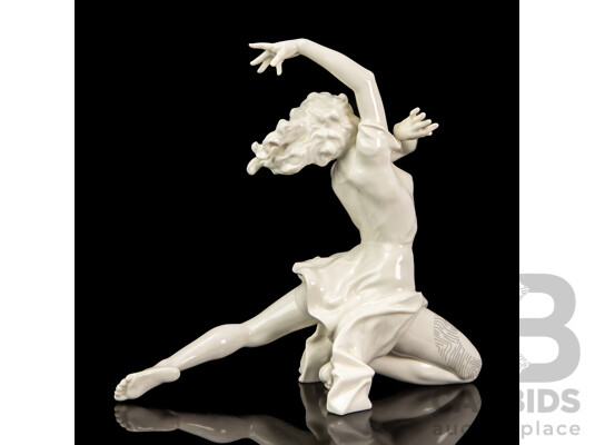 1662034 · the Finale, Female Dancer Porcelain Figure, By Hutschenreuther in Germany