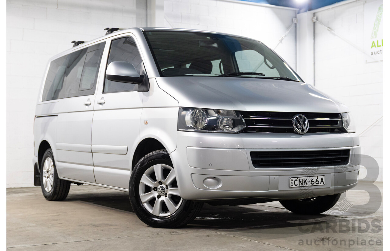 05/2013 Volkswagen Multivan COMFORTLINE TDI340 FWD T5 MY13 4D Wagon Silver Or Chrome 2.0L