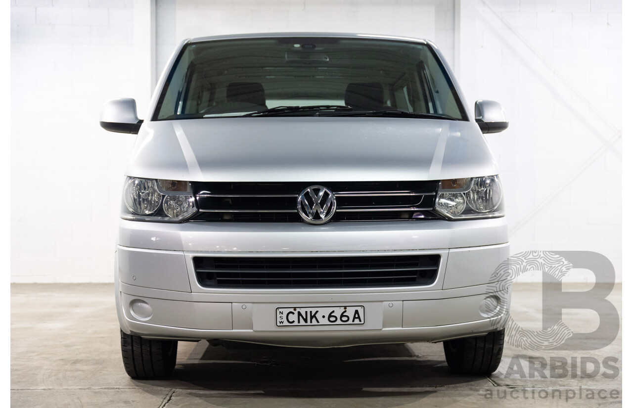 05/2013 Volkswagen Multivan COMFORTLINE TDI340 FWD T5 MY13 4D Wagon Silver Or Chrome 2.0L
