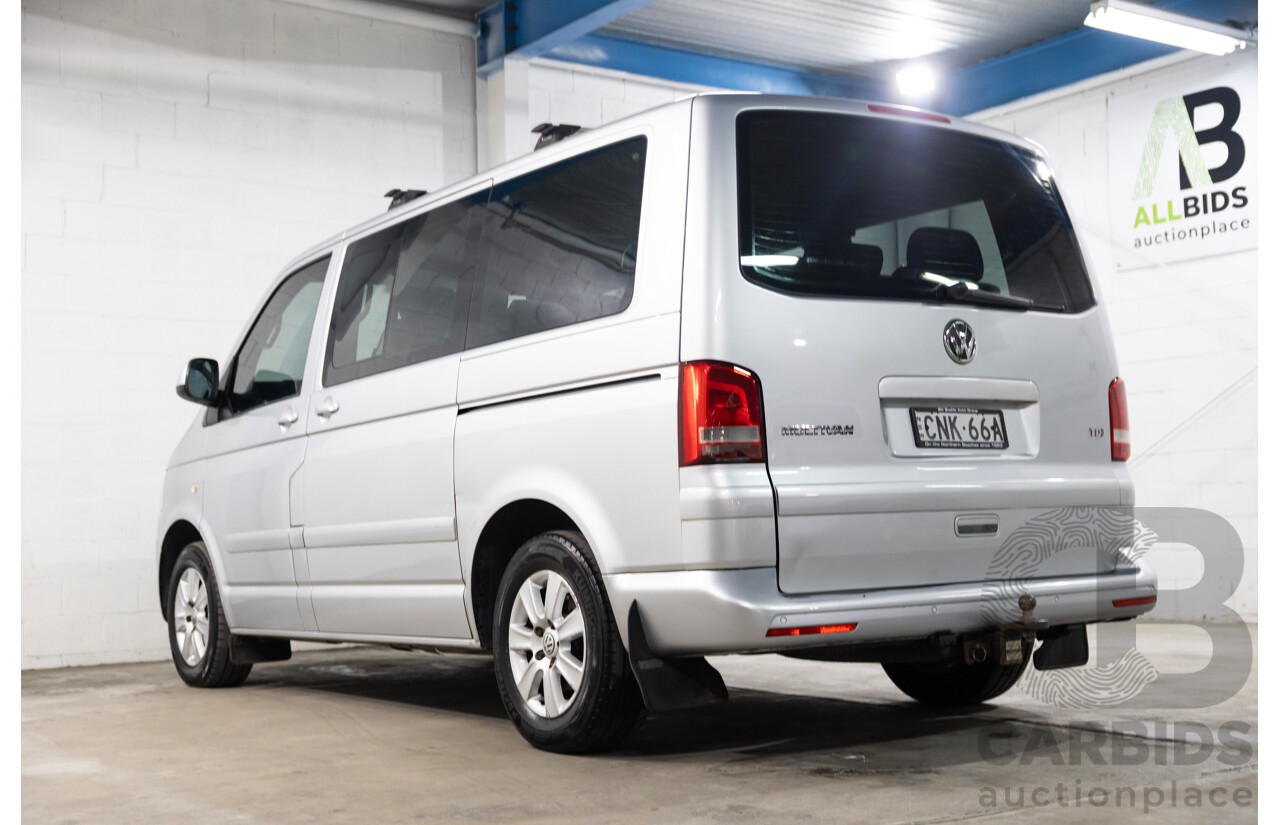 05/2013 Volkswagen Multivan COMFORTLINE TDI340 FWD T5 MY13 4D Wagon Silver Or Chrome 2.0L