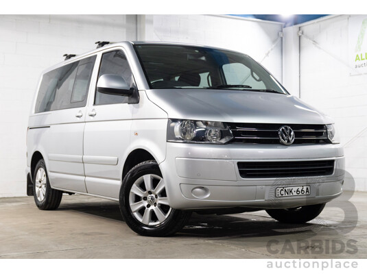 05/2013 Volkswagen Multivan COMFORTLINE TDI340 FWD T5 MY13 4D Wagon Silver Or Chrome 2.0L