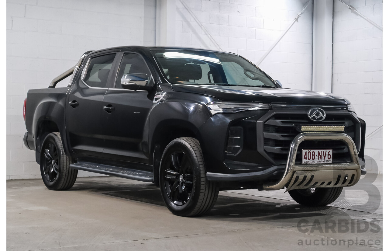 10/2021 Ldv T60 MAX LUXE (4x4) 4x4 SK8C Double Cab Utility Black Diesel Twin Turbo2.0L