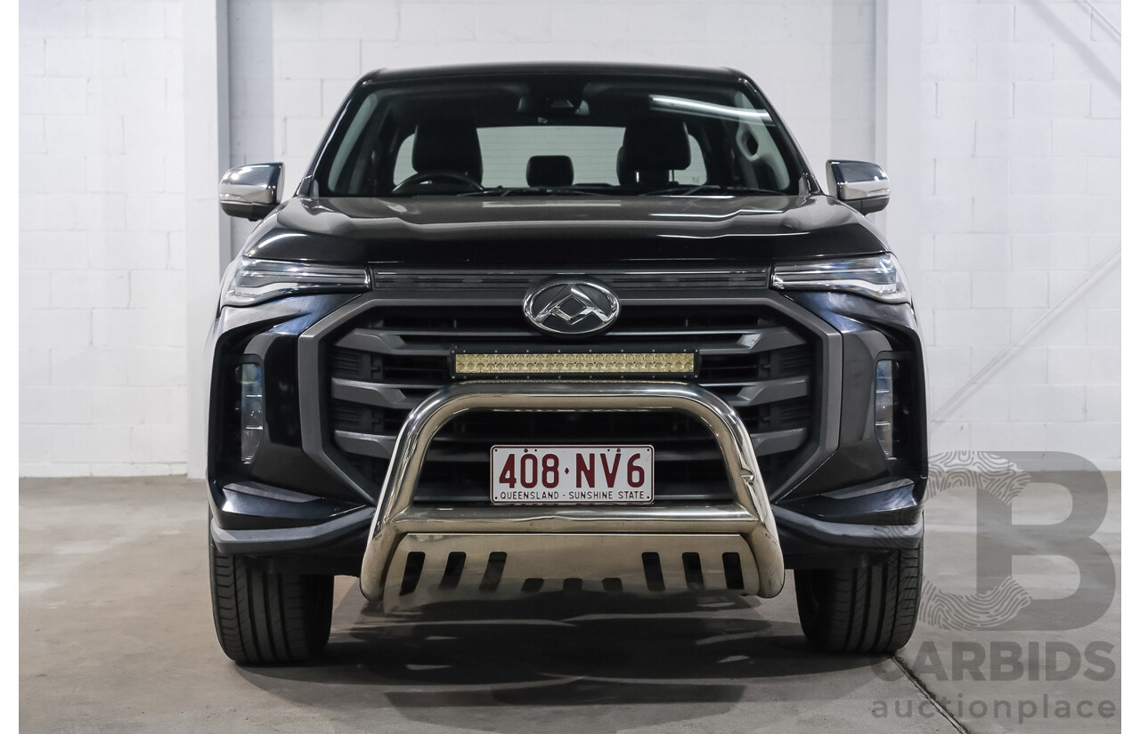 10/2021 Ldv T60 MAX LUXE (4x4) 4x4 SK8C Double Cab Utility Black Diesel Twin Turbo2.0L