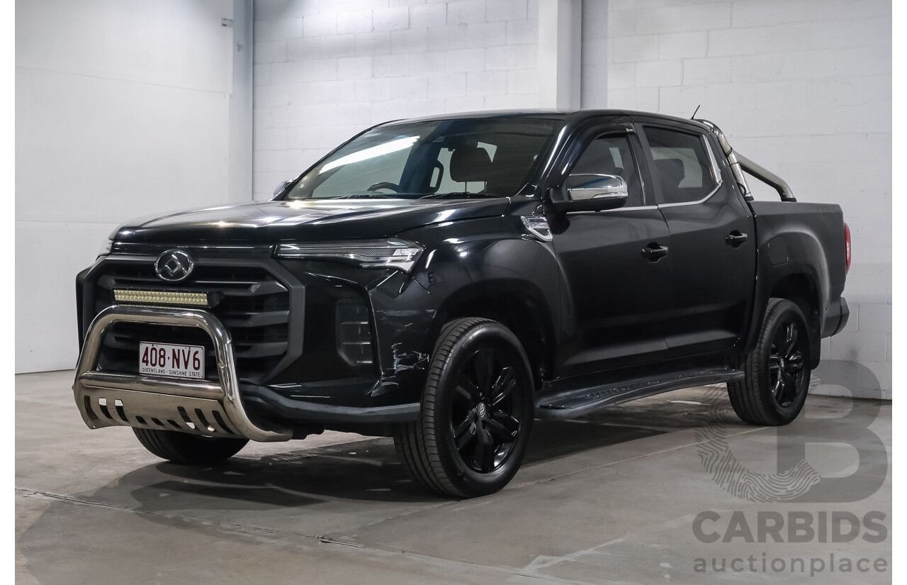 10/2021 Ldv T60 MAX LUXE (4x4) 4x4 SK8C Double Cab Utility Black Diesel Twin Turbo2.0L