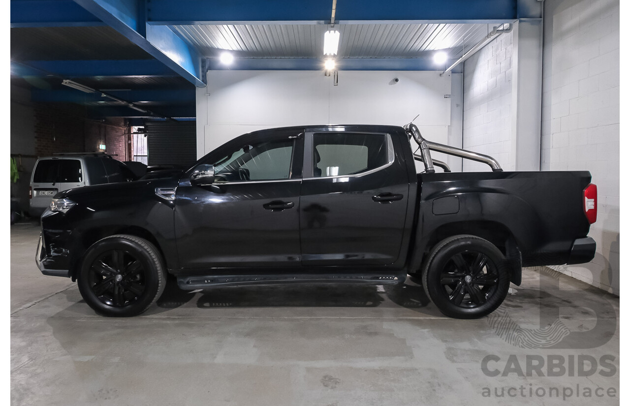 10/2021 Ldv T60 MAX LUXE (4x4) 4x4 SK8C Double Cab Utility Black Diesel Twin Turbo2.0L