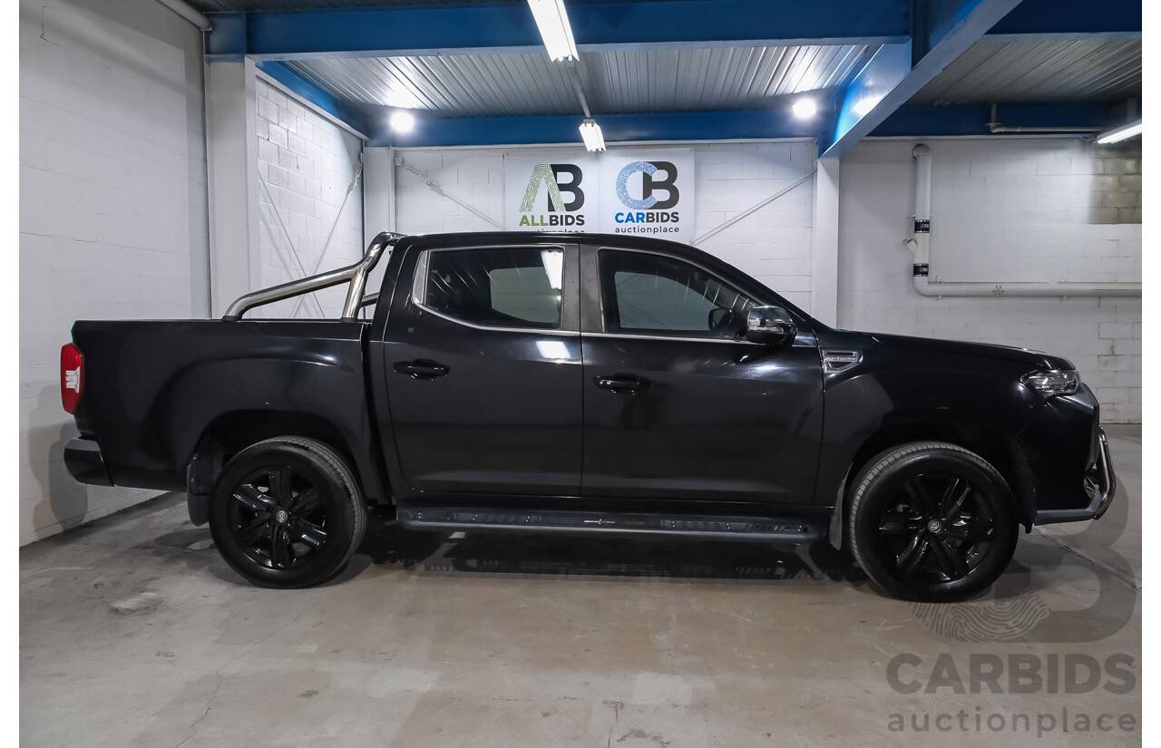 10/2021 Ldv T60 MAX LUXE (4x4) 4x4 SK8C Double Cab Utility Black Diesel Twin Turbo2.0L