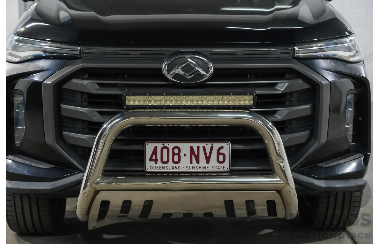 10/2021 Ldv T60 MAX LUXE (4x4) 4x4 SK8C Double Cab Utility Black Diesel Twin Turbo2.0L