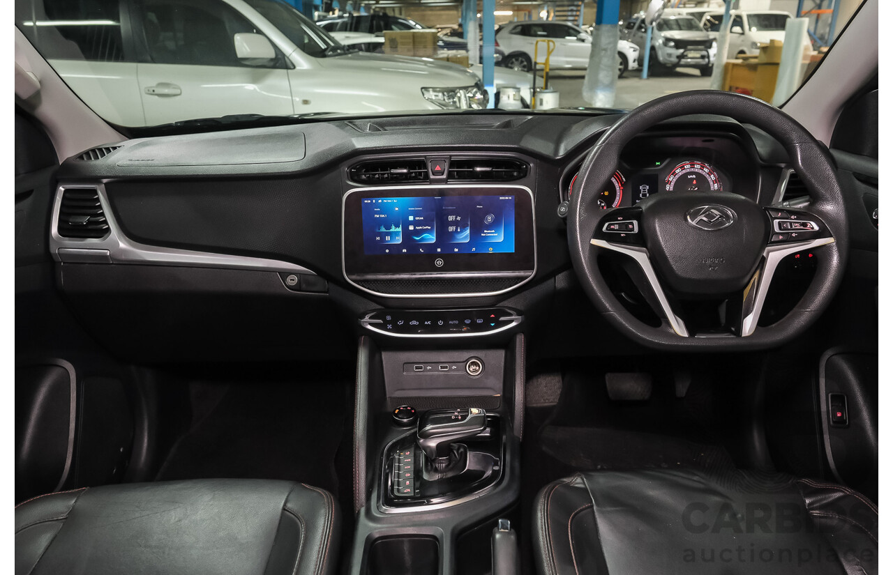 10/2021 Ldv T60 MAX LUXE (4x4) 4x4 SK8C Double Cab Utility Black Diesel Twin Turbo2.0L
