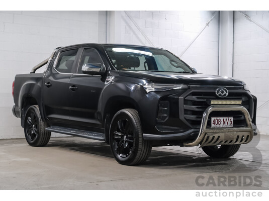 10/2021 Ldv T60 MAX LUXE (4x4) 4x4 SK8C Double Cab Utility Black Diesel Twin Turbo2.0L