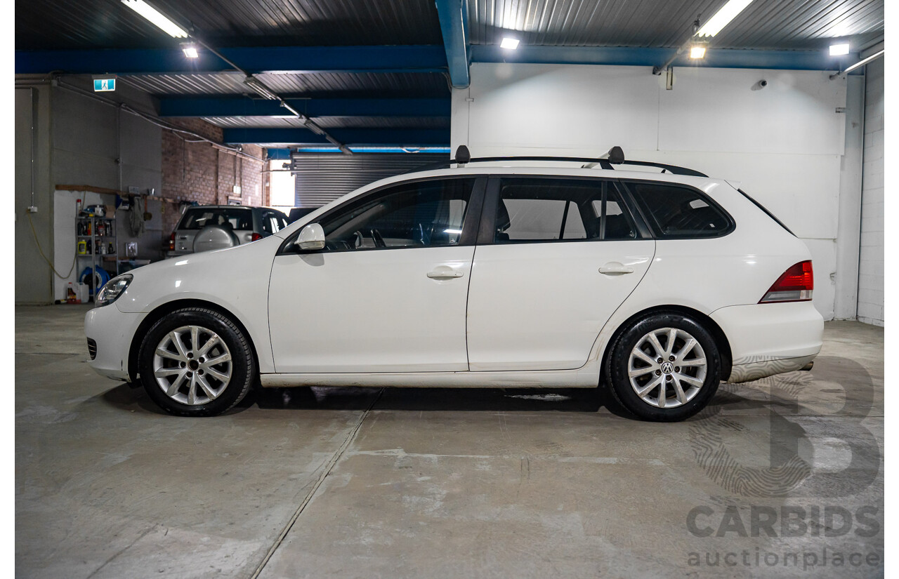 12/2012 Volkswagen Golf 90 TSI Trendline (FWD) 1K MY13 4D Wagon White Turbo 1.4L