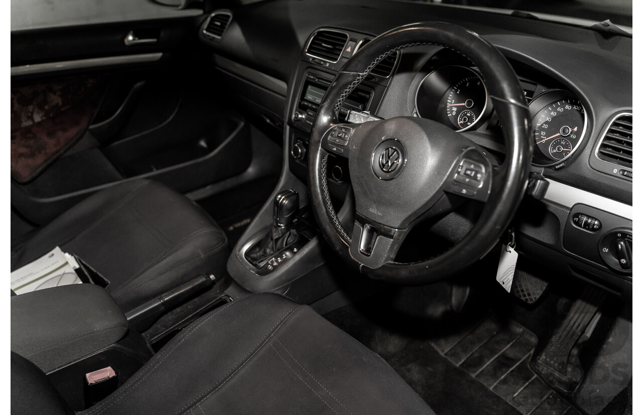 12/2012 Volkswagen Golf 90 TSI Trendline (FWD) 1K MY13 4D Wagon White Turbo 1.4L