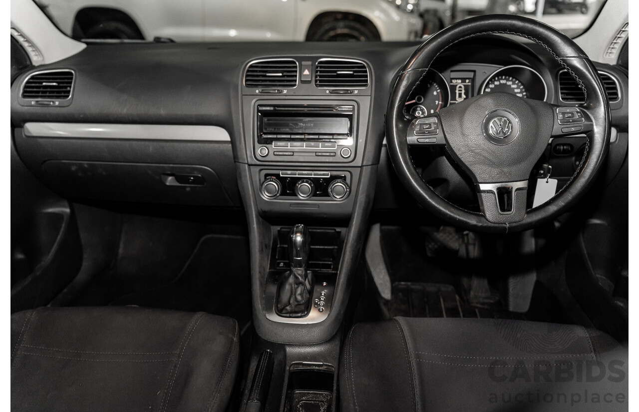 12/2012 Volkswagen Golf 90 TSI Trendline (FWD) 1K MY13 4D Wagon White Turbo 1.4L