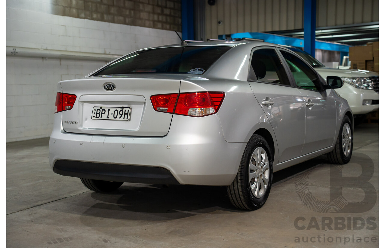 04/2010 Kia Cerato S (FWD) TD MY10 4D Sedan Silver 2.0L