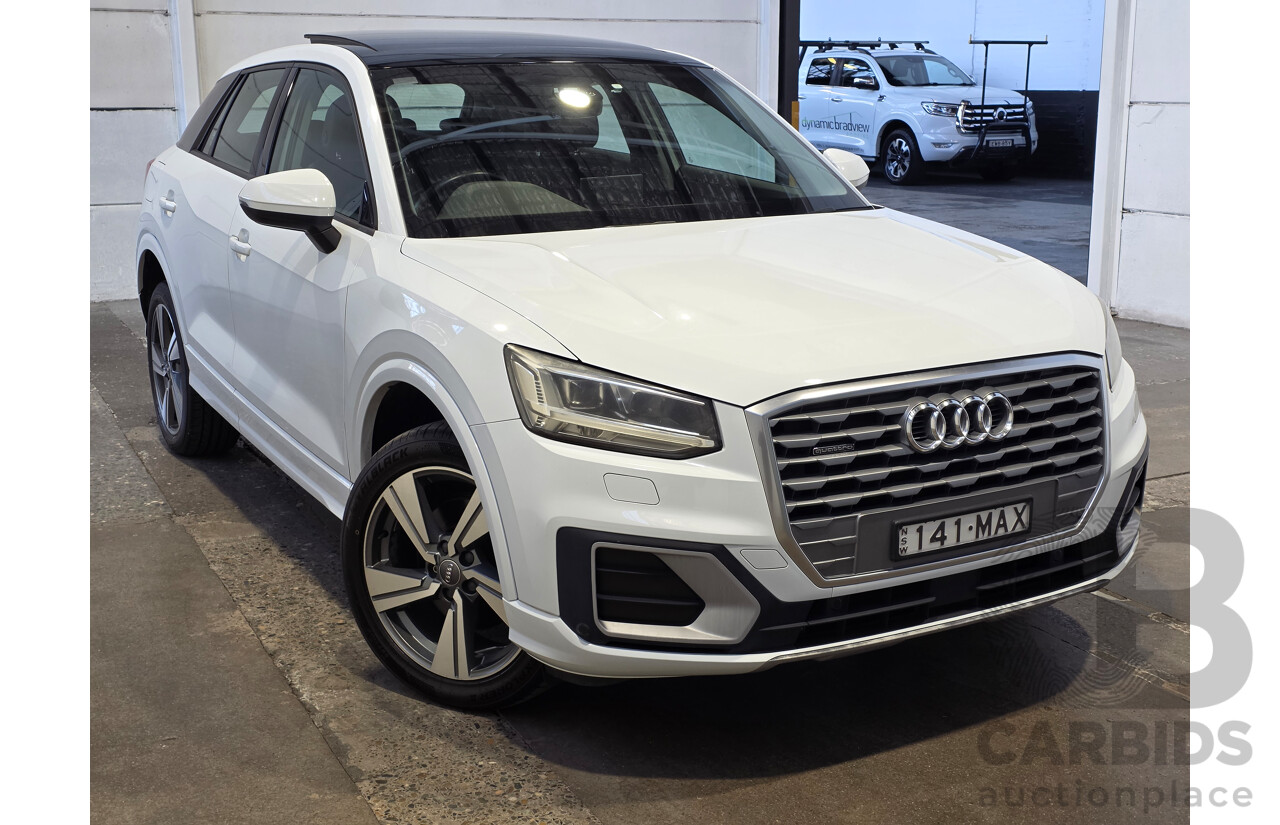 5/2017 Audi Q2 2.0 TDI Quattro Sport (AWD) GA MY17 4d Wagon Glacier White Metallic Turbo 2.0L