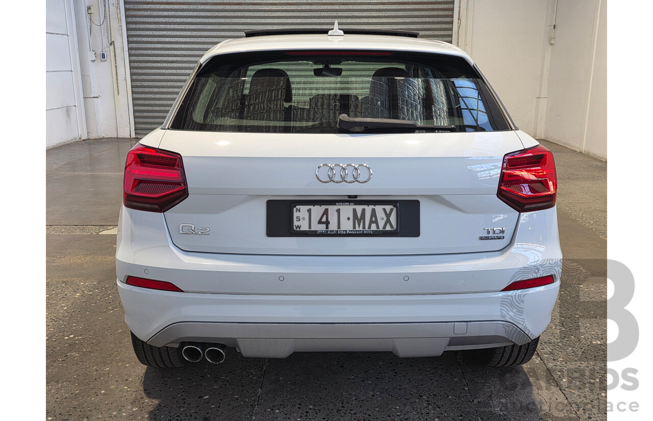 5/2017 Audi Q2 2.0 TDI Quattro Sport (AWD) GA MY17 4d Wagon Glacier White Metallic Turbo 2.0L