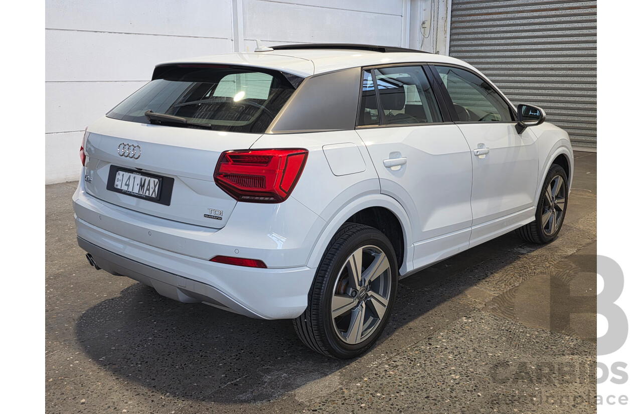 5/2017 Audi Q2 2.0 TDI Quattro Sport (AWD) GA MY17 4d Wagon Glacier White Metallic Turbo 2.0L