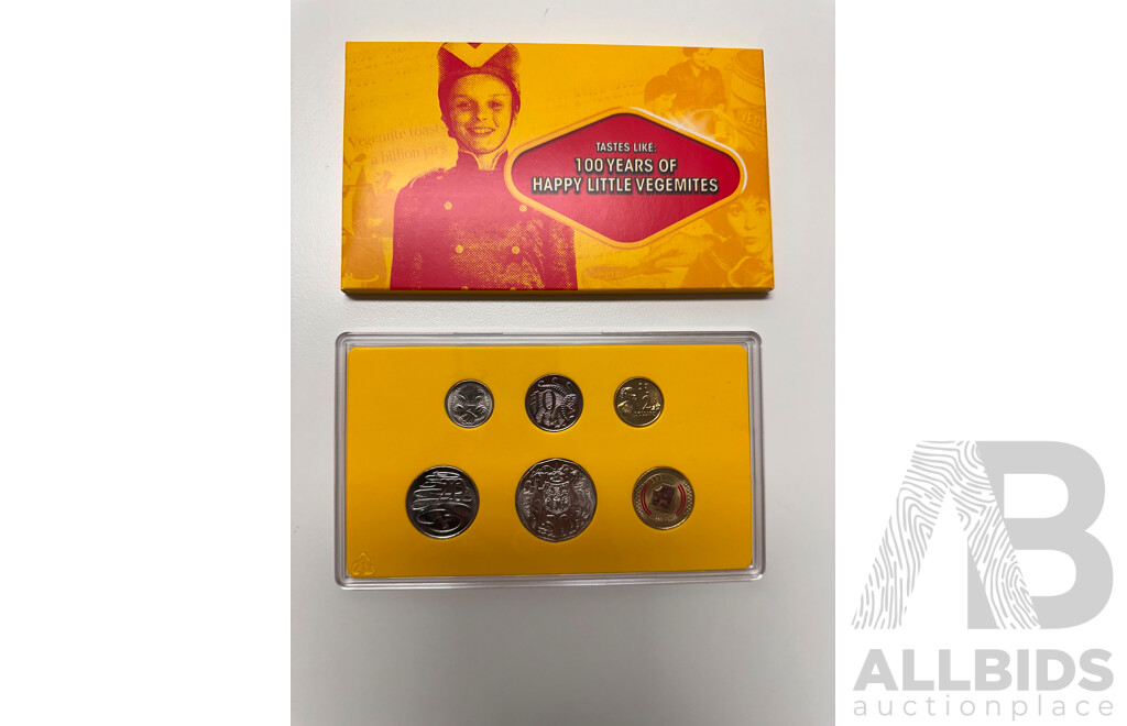 L49 - 100 Years of Happy Little Vegemites – 2023 Six-Coin Uncirculated/Proof Set (Royal Australian Mint)