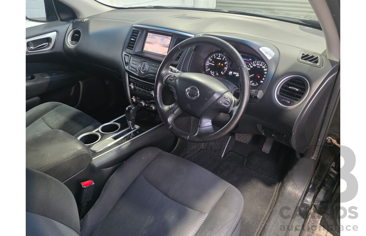8/2014 Nissan Pathfinder ST (4x2) R52 4d Wagon Black Obsidian V6 3.5L - 7 Seater
