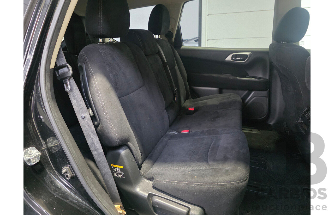 8/2014 Nissan Pathfinder ST (4x2) R52 4d Wagon Black Obsidian V6 3.5L - 7 Seater