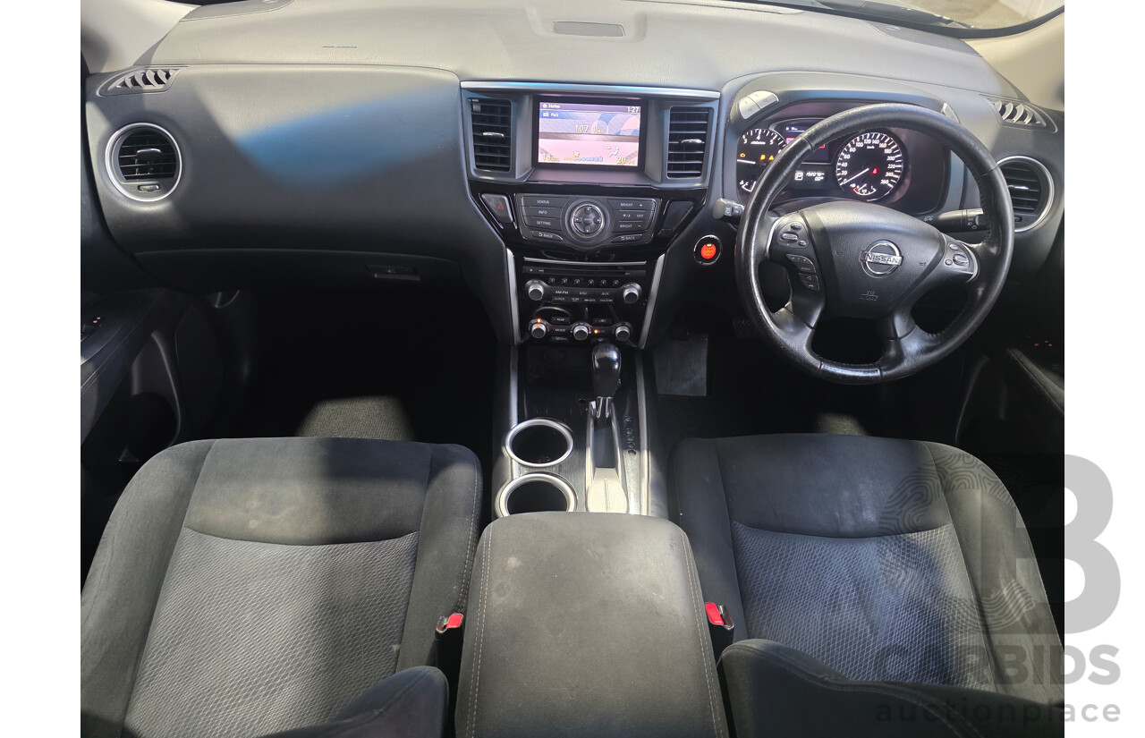 8/2014 Nissan Pathfinder ST (4x2) R52 4d Wagon Black Obsidian V6 3.5L - 7 Seater