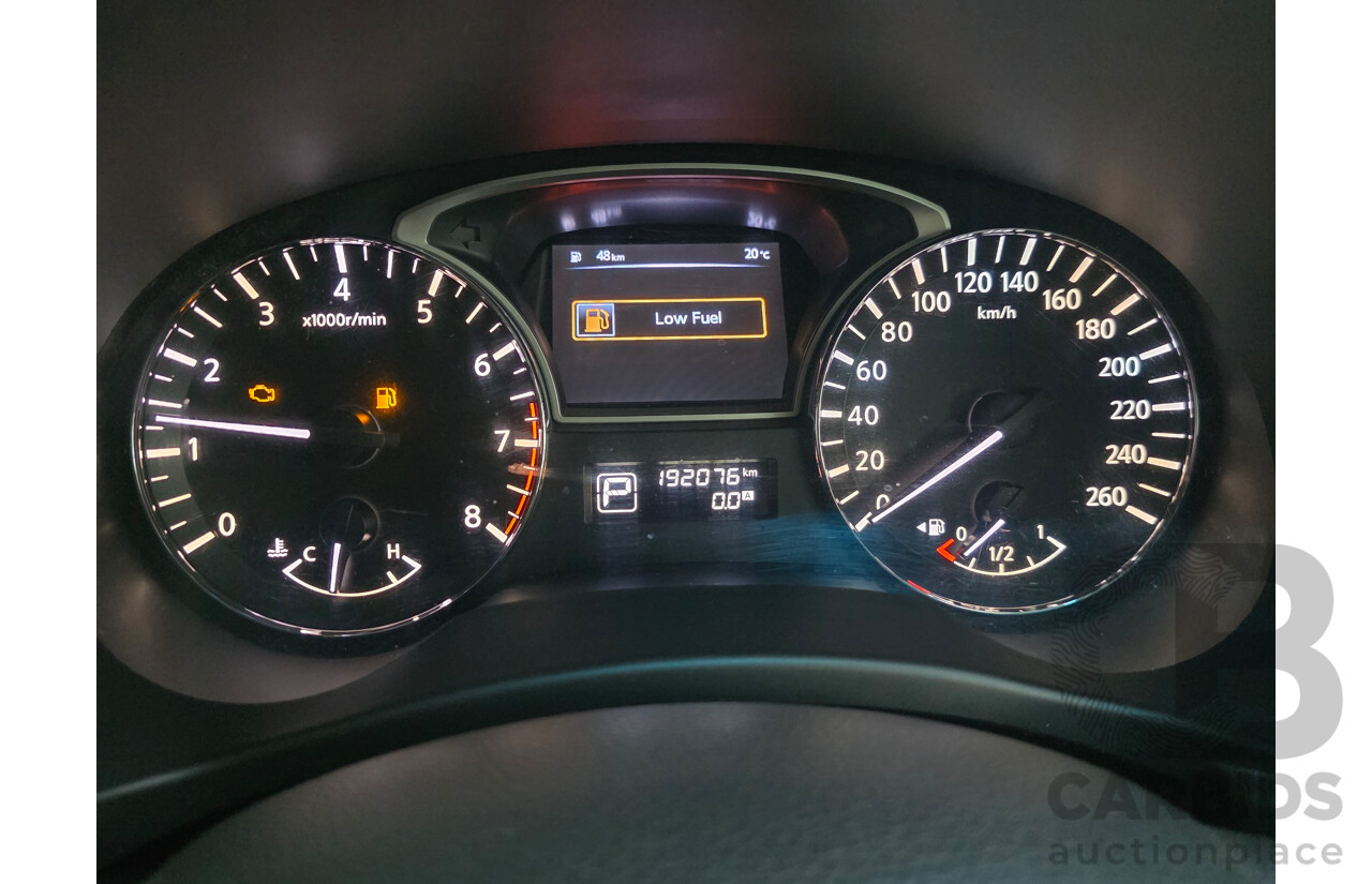 8/2014 Nissan Pathfinder ST (4x2) R52 4d Wagon Black Obsidian V6 3.5L - 7 Seater