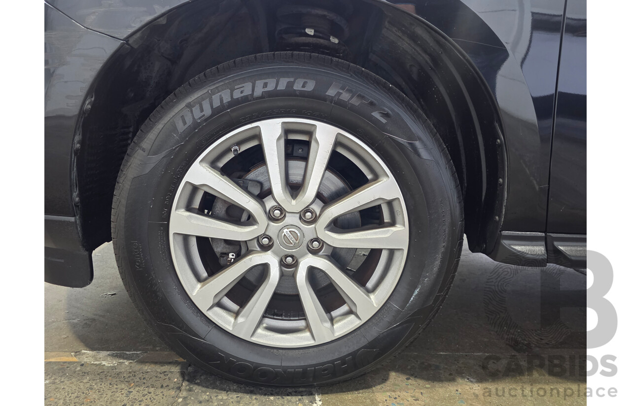 8/2014 Nissan Pathfinder ST (4x2) R52 4d Wagon Black Obsidian V6 3.5L - 7 Seater