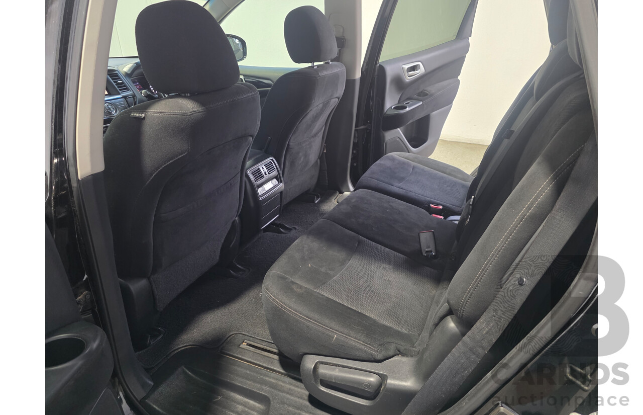 8/2014 Nissan Pathfinder ST (4x2) R52 4d Wagon Black Obsidian V6 3.5L - 7 Seater