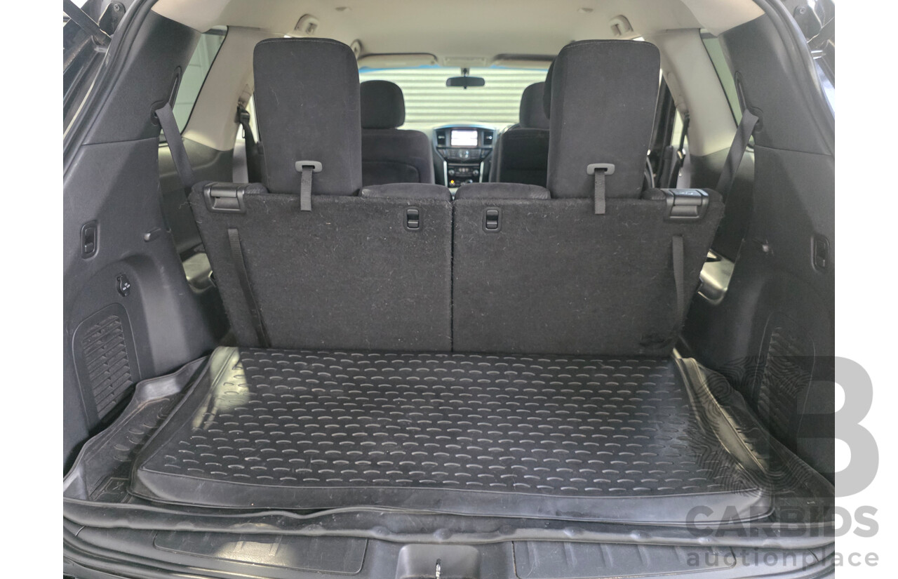 8/2014 Nissan Pathfinder ST (4x2) R52 4d Wagon Black Obsidian V6 3.5L - 7 Seater