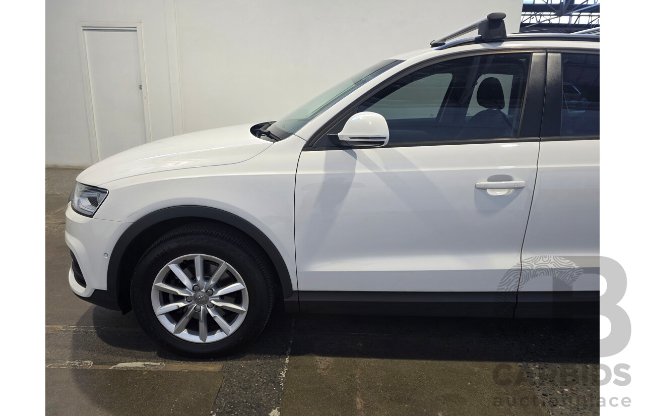 7/2016 Audi Q3 2.0 TDI Quattro (AWD) 8U MY15 4d Wagon Cortina White Turbo 2.0L