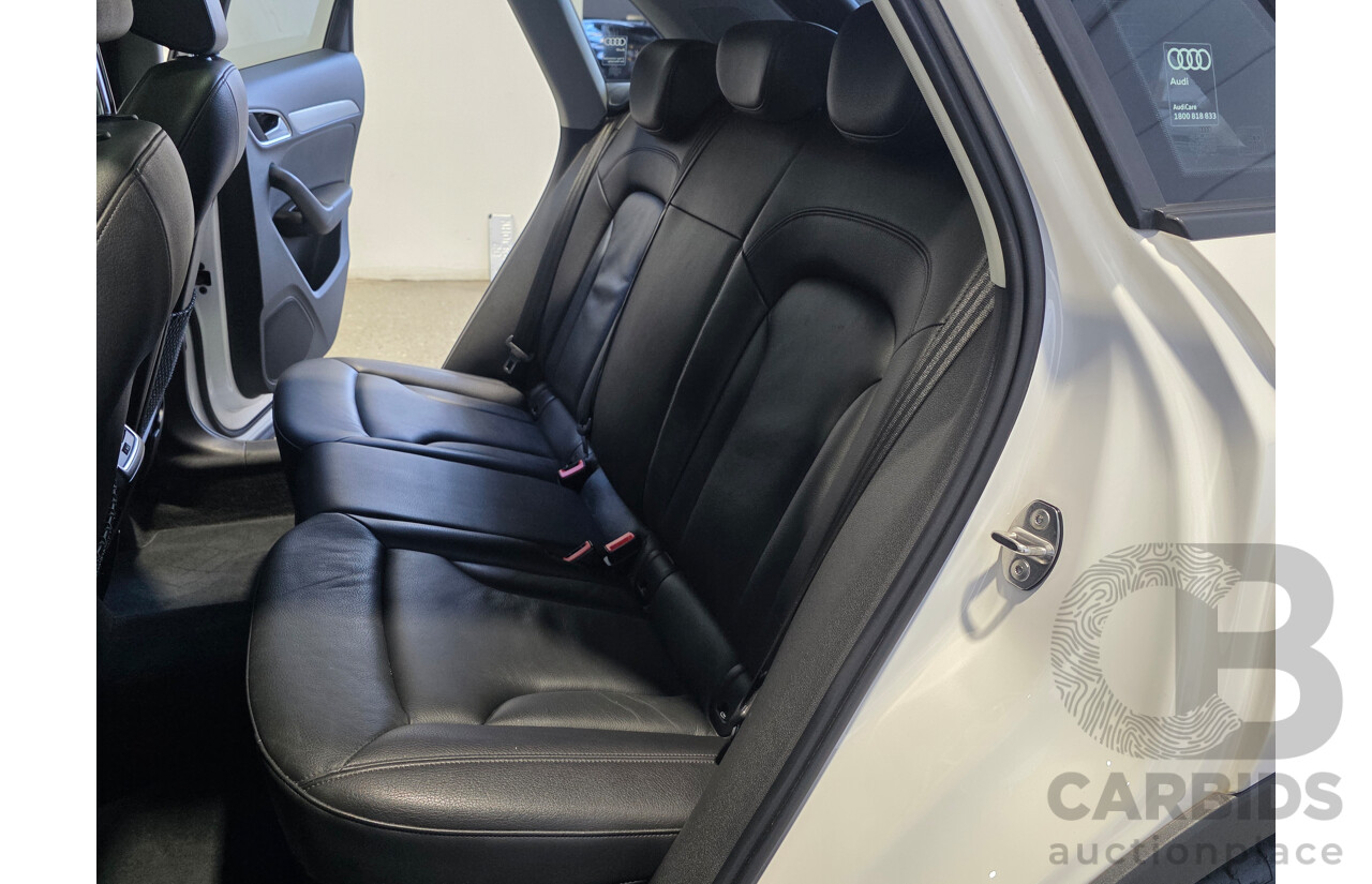 7/2016 Audi Q3 2.0 TDI Quattro (AWD) 8U MY15 4d Wagon Cortina White Turbo 2.0L