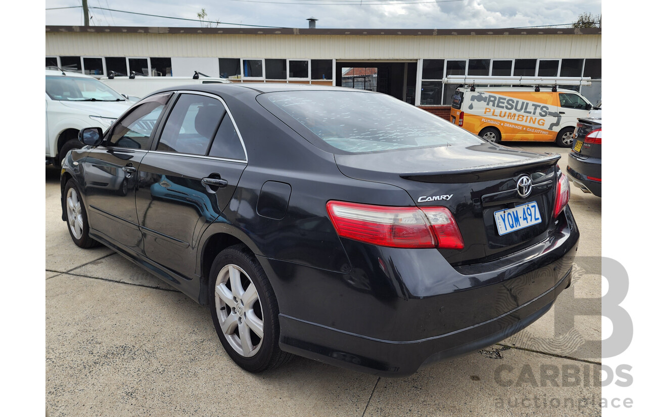 2/2007 Toyota Camry Sportivo ACV40R 4d Sedan Black 2.4L