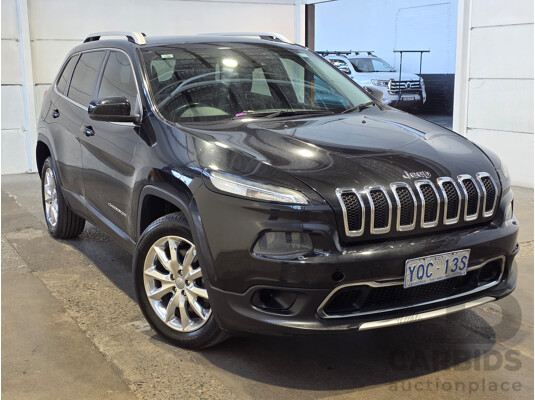 1660525 · 7/2014 Jeep Cherokee Limited (4x4) KL MY15 4d Wagon Black V6 3.2L