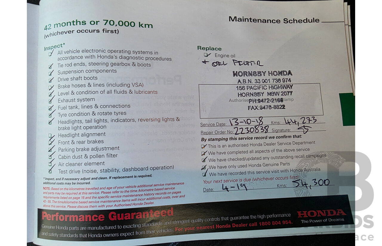 3/2015 Honda CR-V VTi-S (4x4) 30 SERIES 2 4d Wagon Grey 2.4L