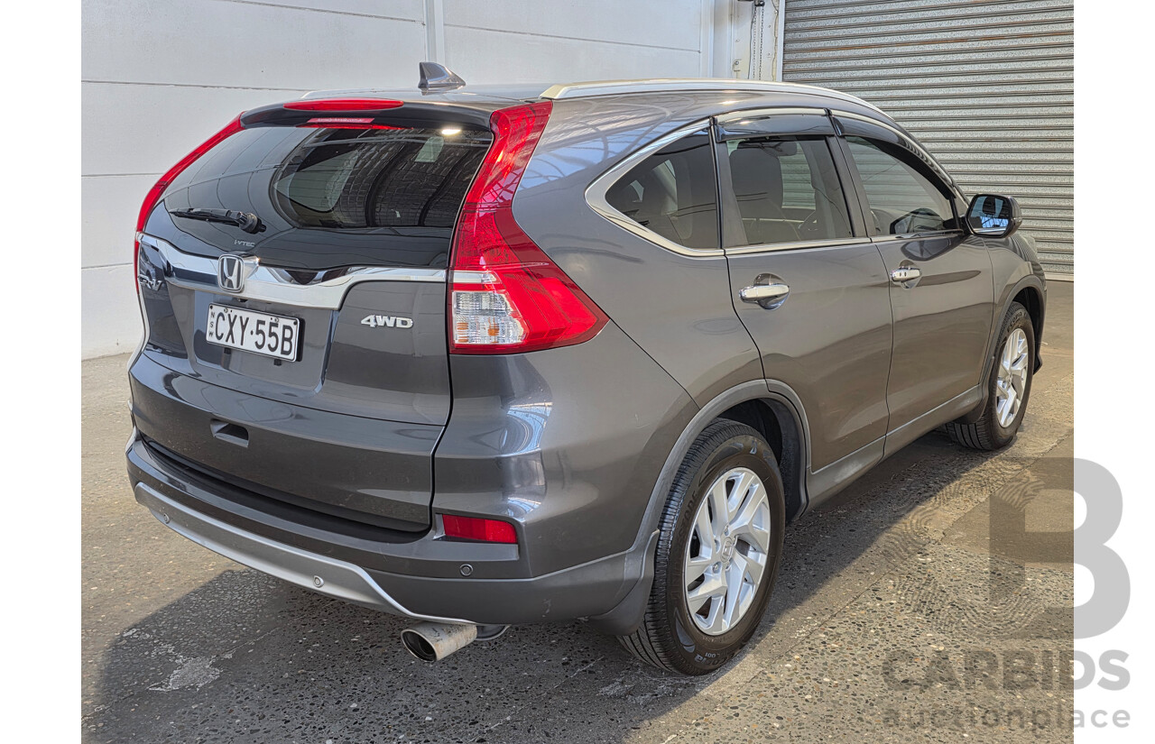 3/2015 Honda CR-V VTi-S (4x4) 30 SERIES 2 4d Wagon Grey 2.4L