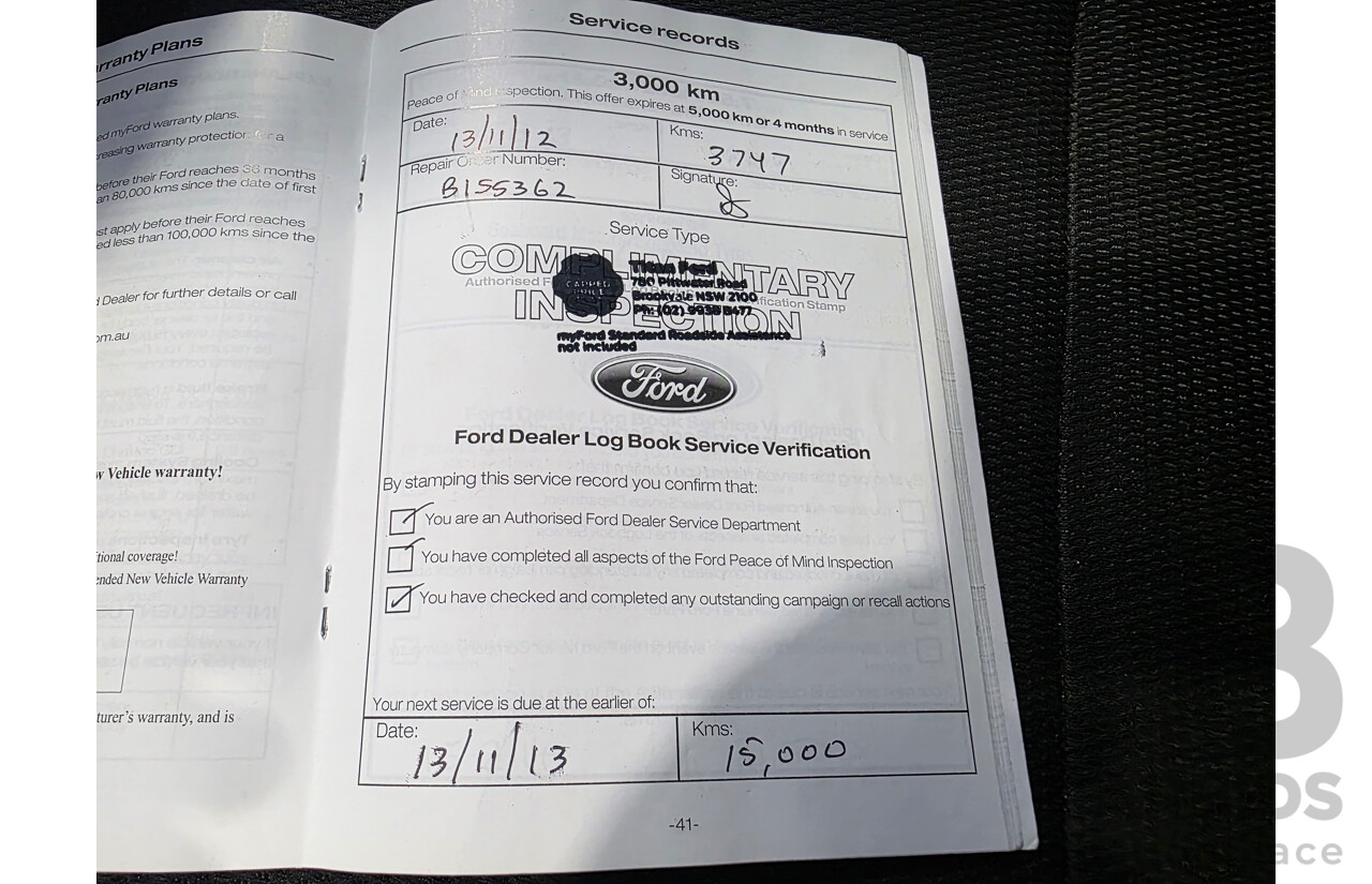 7/2012 Ford Focus Trend LW 5d Hatchback Moondust Silver 2.0L