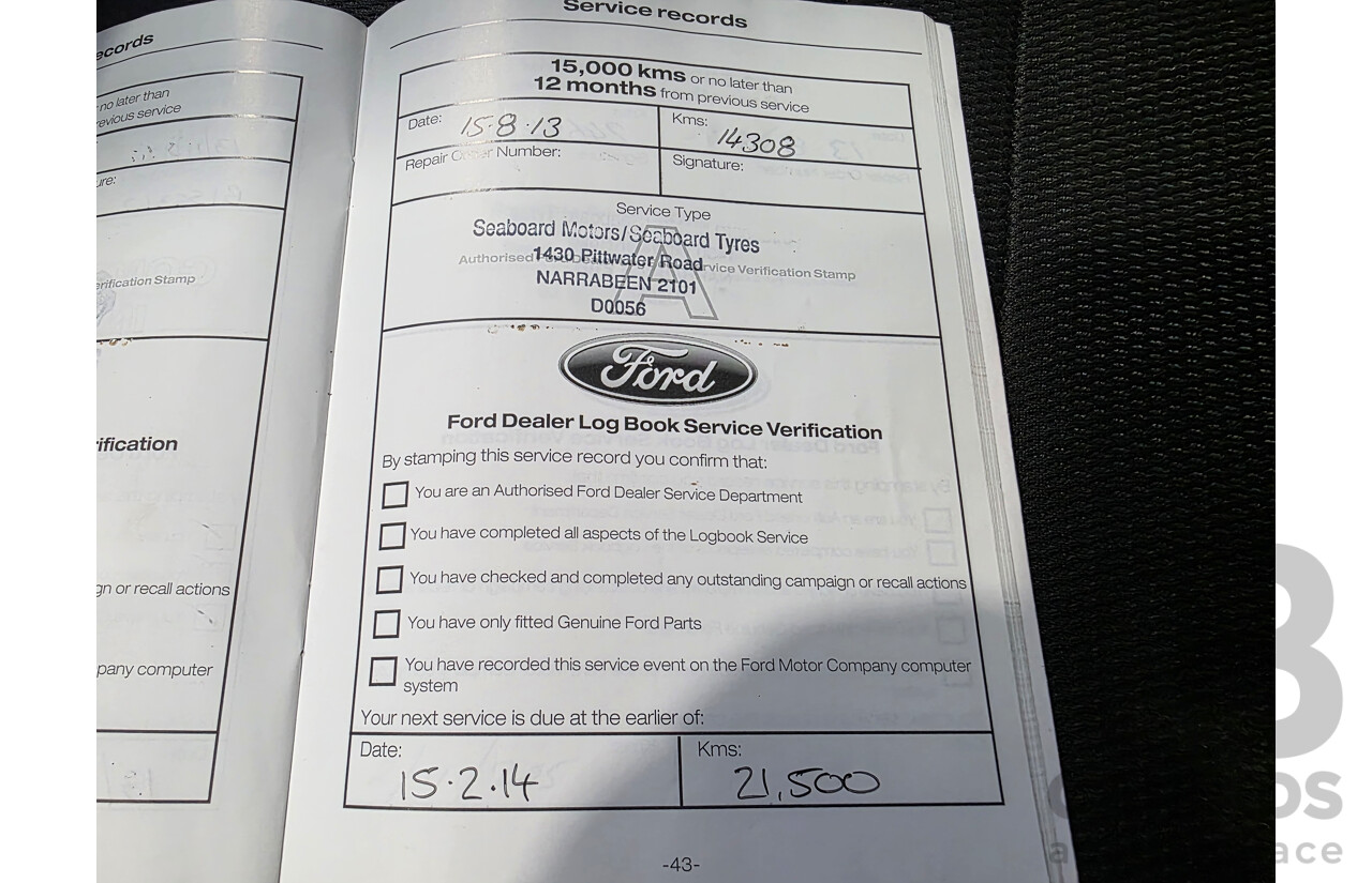 7/2012 Ford Focus Trend LW 5d Hatchback Moondust Silver 2.0L