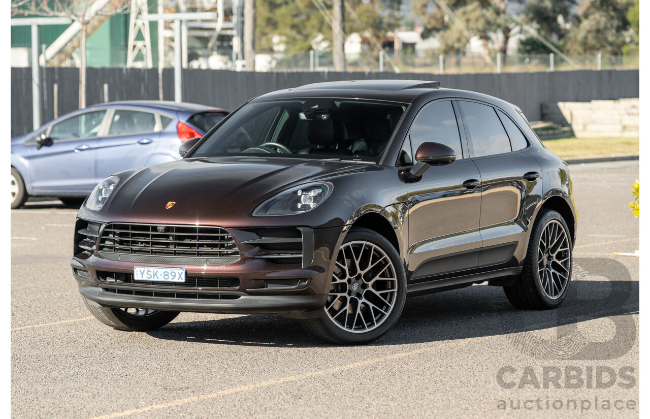 09/2021 Porsche Macan (AWD) 95B MY21 4d Wagon Mahogany Metallic Turbo 2.0L