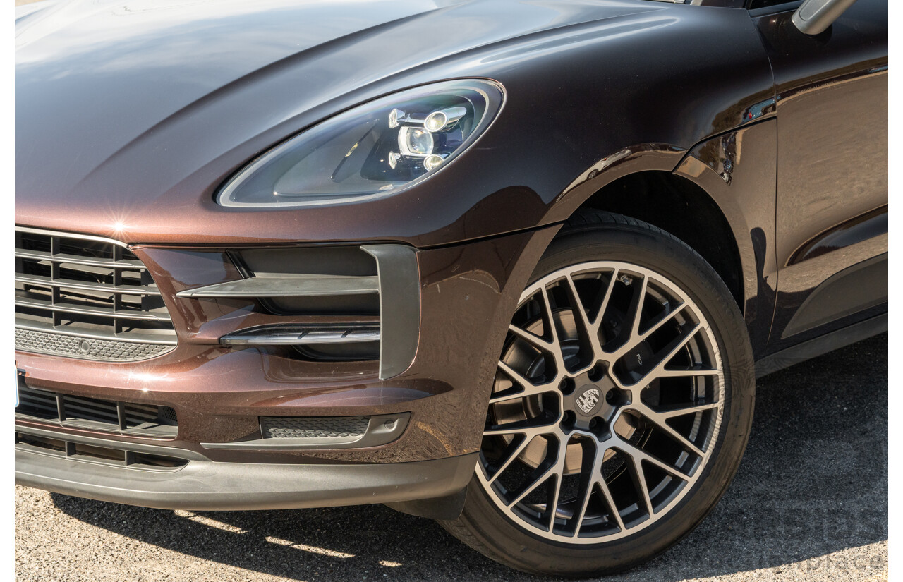09/2021 Porsche Macan (AWD) 95B MY21 4d Wagon Mahogany Metallic Turbo 2.0L