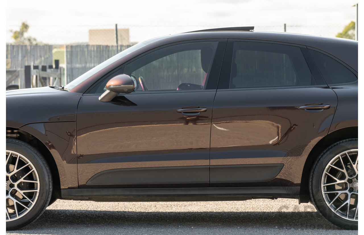 09/2021 Porsche Macan (AWD) 95B MY21 4d Wagon Mahogany Metallic Turbo 2.0L