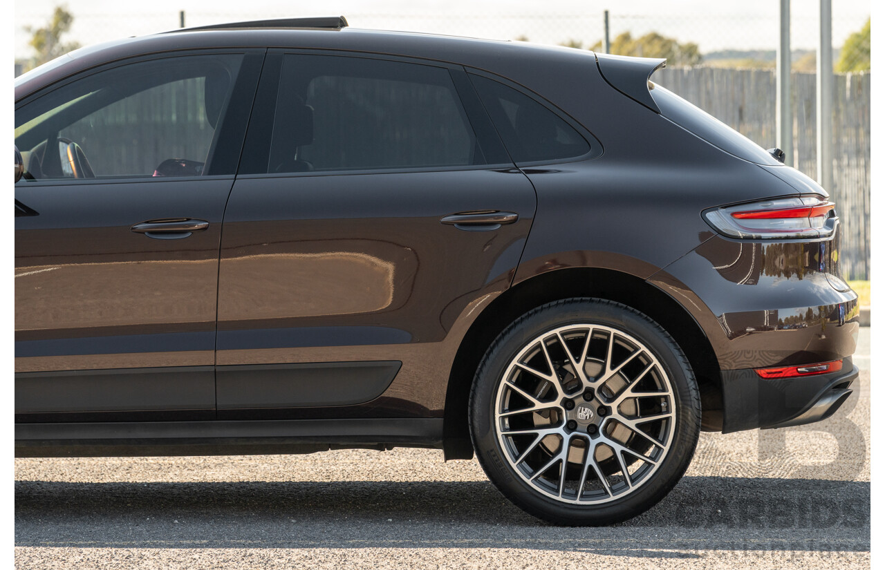 09/2021 Porsche Macan (AWD) 95B MY21 4d Wagon Mahogany Metallic Turbo 2.0L