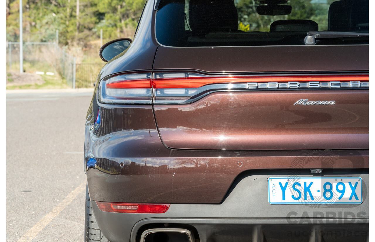 09/2021 Porsche Macan (AWD) 95B MY21 4d Wagon Mahogany Metallic Turbo 2.0L