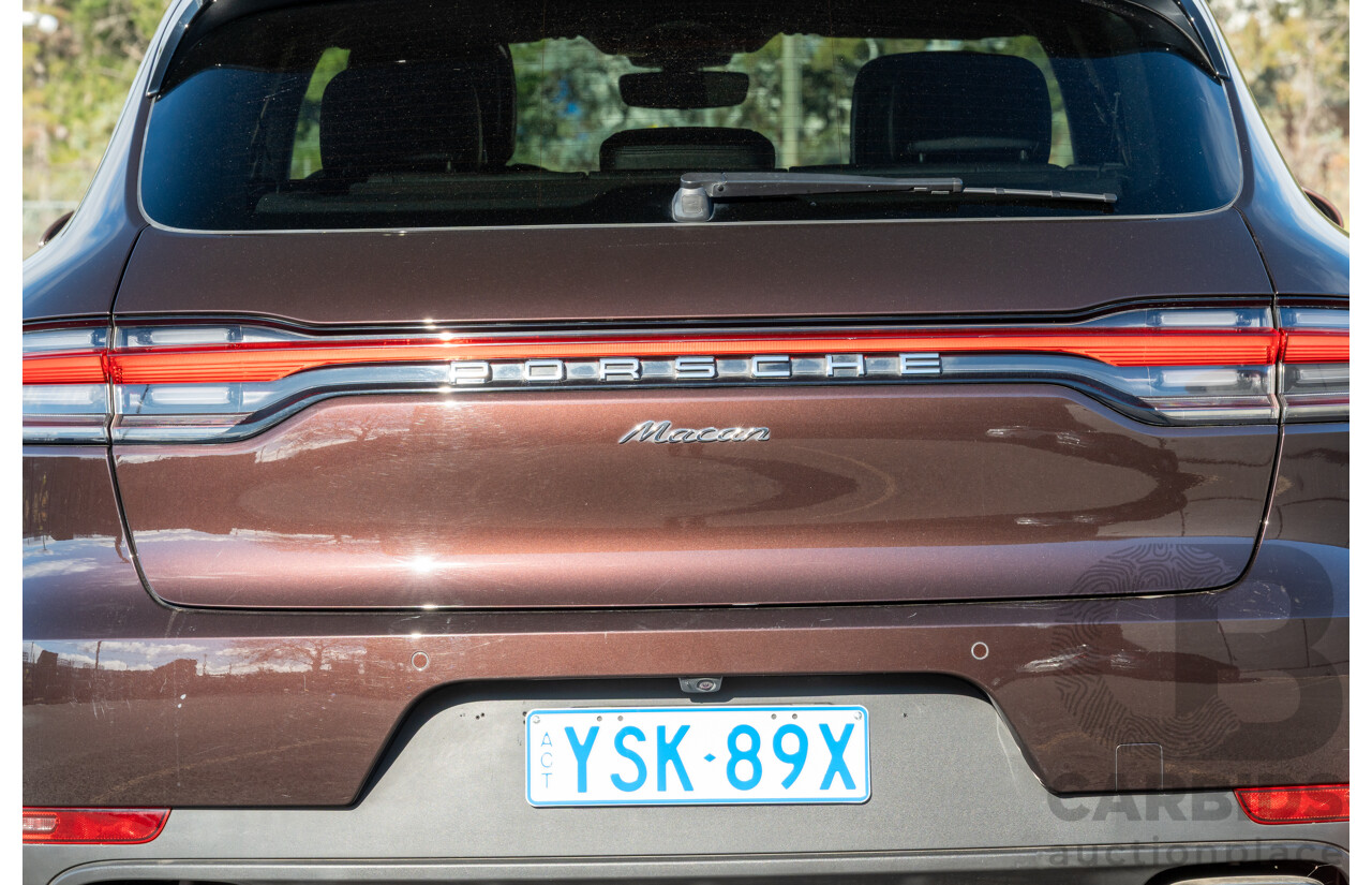 09/2021 Porsche Macan (AWD) 95B MY21 4d Wagon Mahogany Metallic Turbo 2.0L