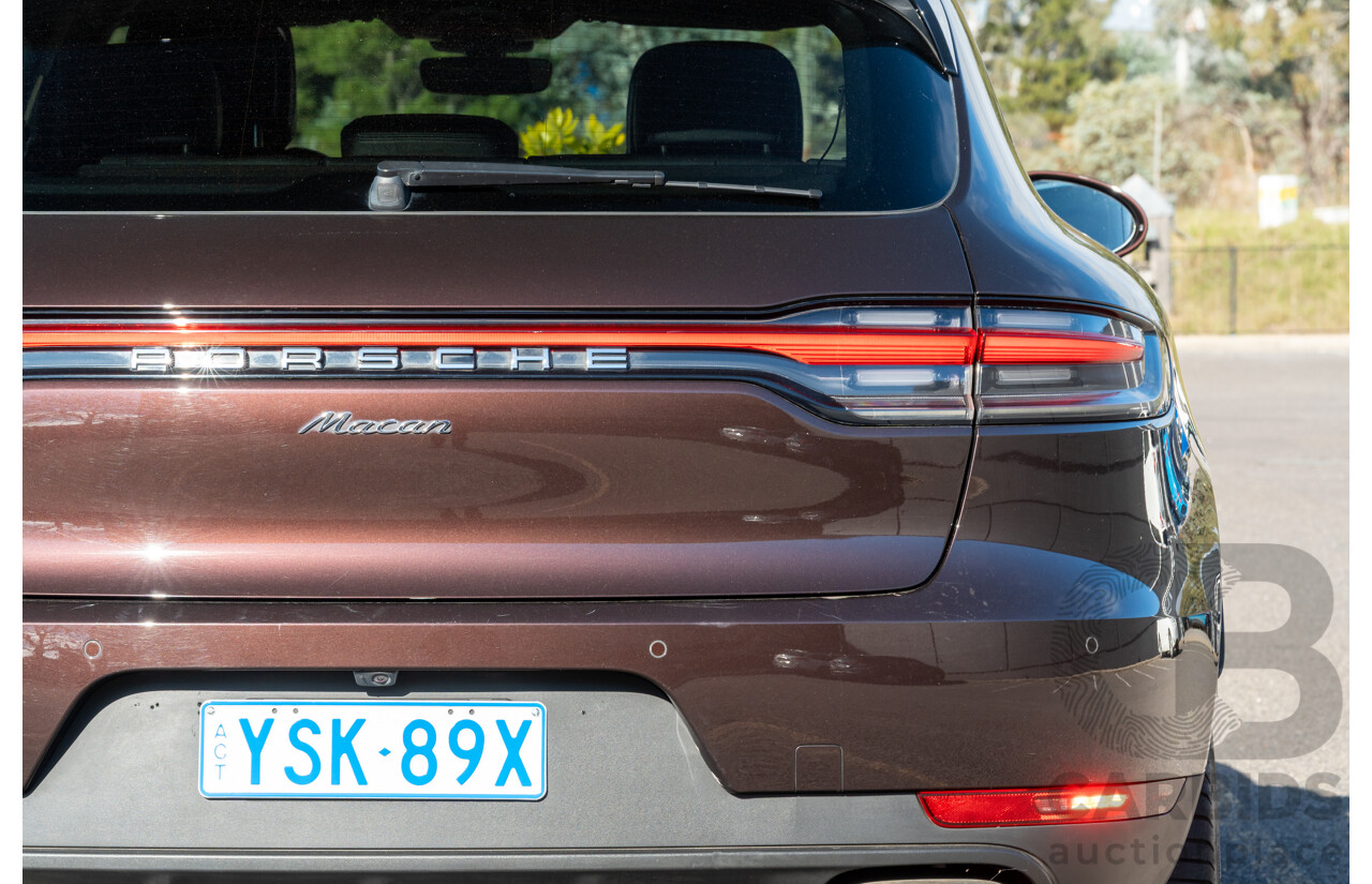 09/2021 Porsche Macan (AWD) 95B MY21 4d Wagon Mahogany Metallic Turbo 2.0L