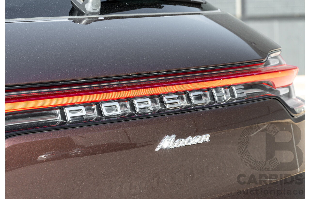 09/2021 Porsche Macan (AWD) 95B MY21 4d Wagon Mahogany Metallic Turbo 2.0L