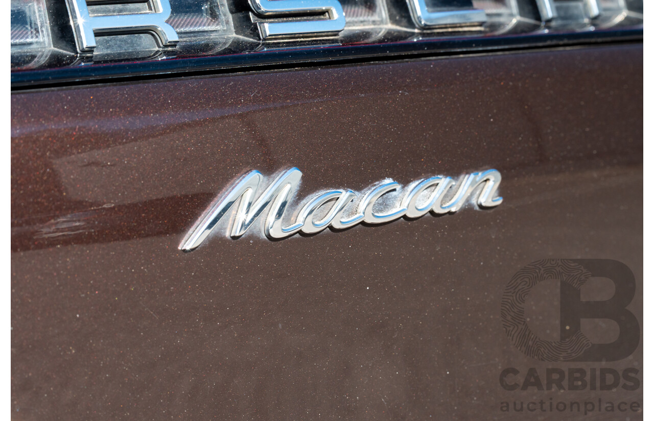 09/2021 Porsche Macan (AWD) 95B MY21 4d Wagon Mahogany Metallic Turbo 2.0L
