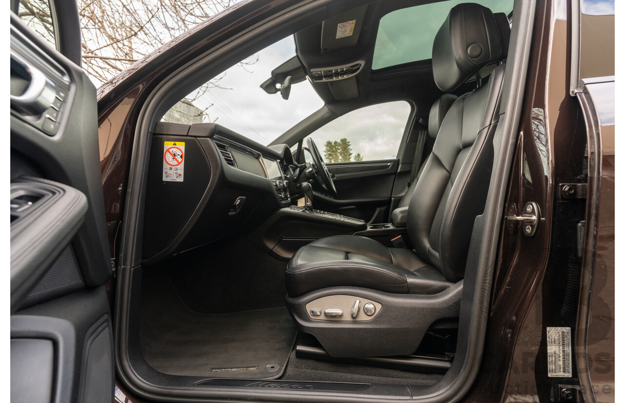 09/2021 Porsche Macan (AWD) 95B MY21 4d Wagon Mahogany Metallic Turbo 2.0L