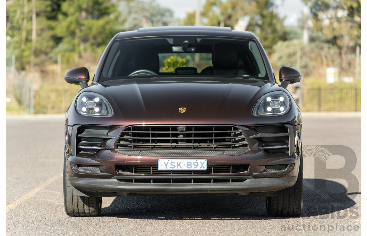 09/2021 Porsche Macan (AWD) 95B MY21 4d Wagon Mahogany Metallic Turbo 2.0L