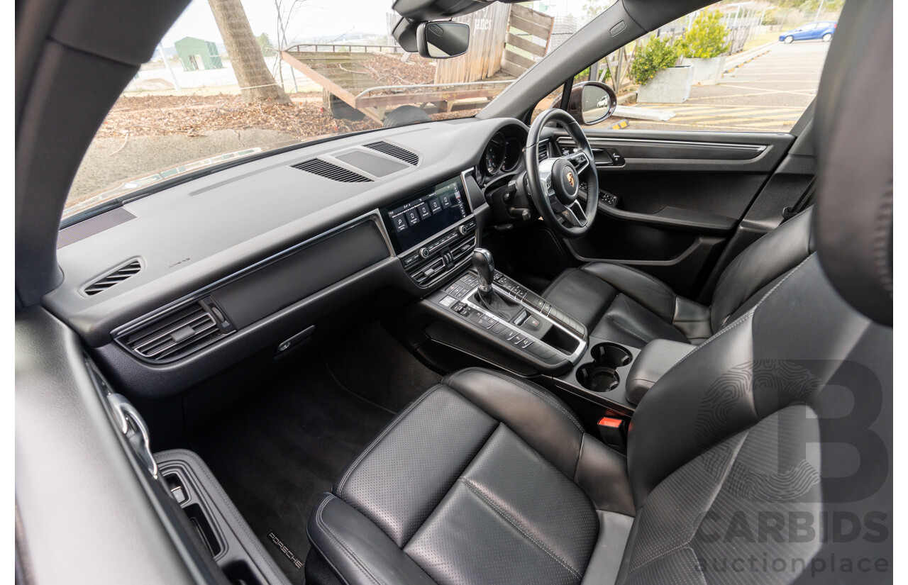 09/2021 Porsche Macan (AWD) 95B MY21 4d Wagon Mahogany Metallic Turbo 2.0L