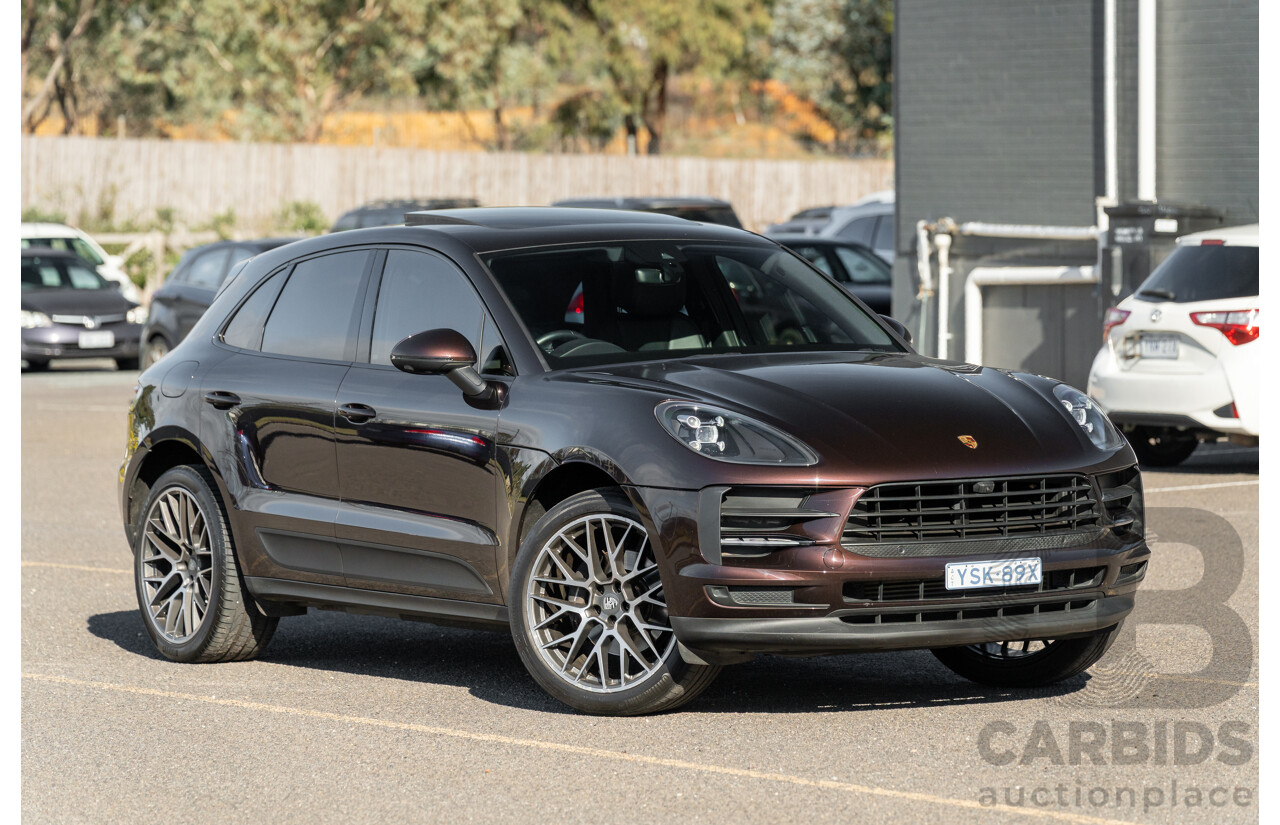 09/2021 Porsche Macan (AWD) 95B MY21 4d Wagon Mahogany Metallic Turbo 2.0L