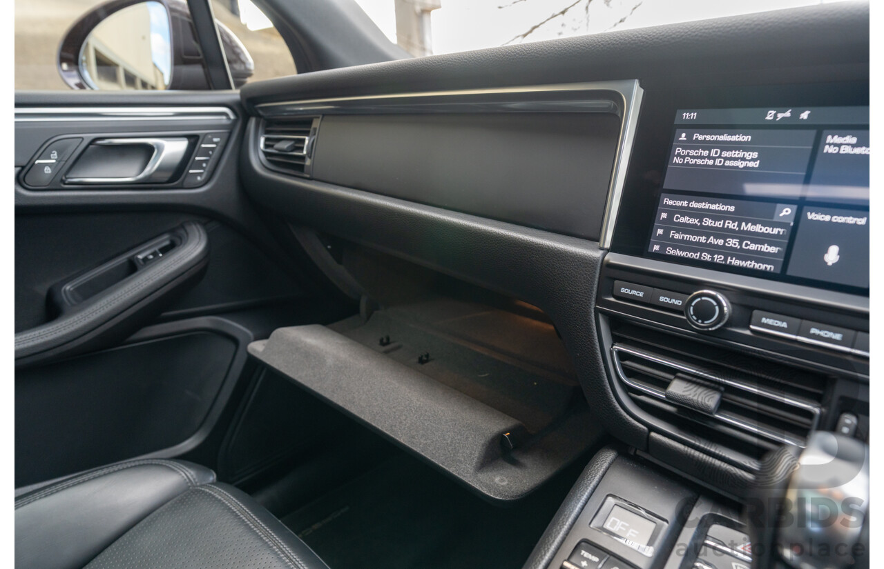 09/2021 Porsche Macan (AWD) 95B MY21 4d Wagon Mahogany Metallic Turbo 2.0L
